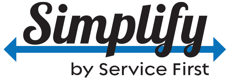 Logo for "Simplify Maintenence" service from Service First Carpet Cleaning & Restoration